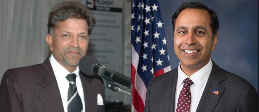 Indo-US-Relations: US Congressman Raja and Amb Virendra Gupta