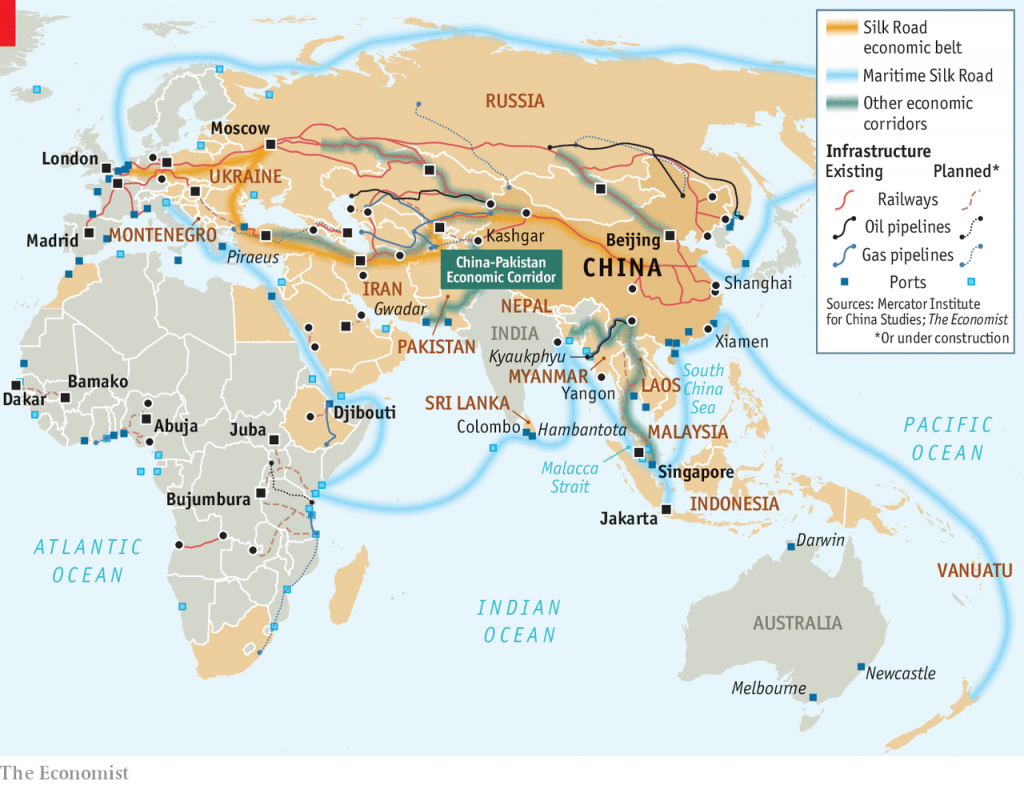 China’s Belt Road Initiative (OBOR) and its Implications for India